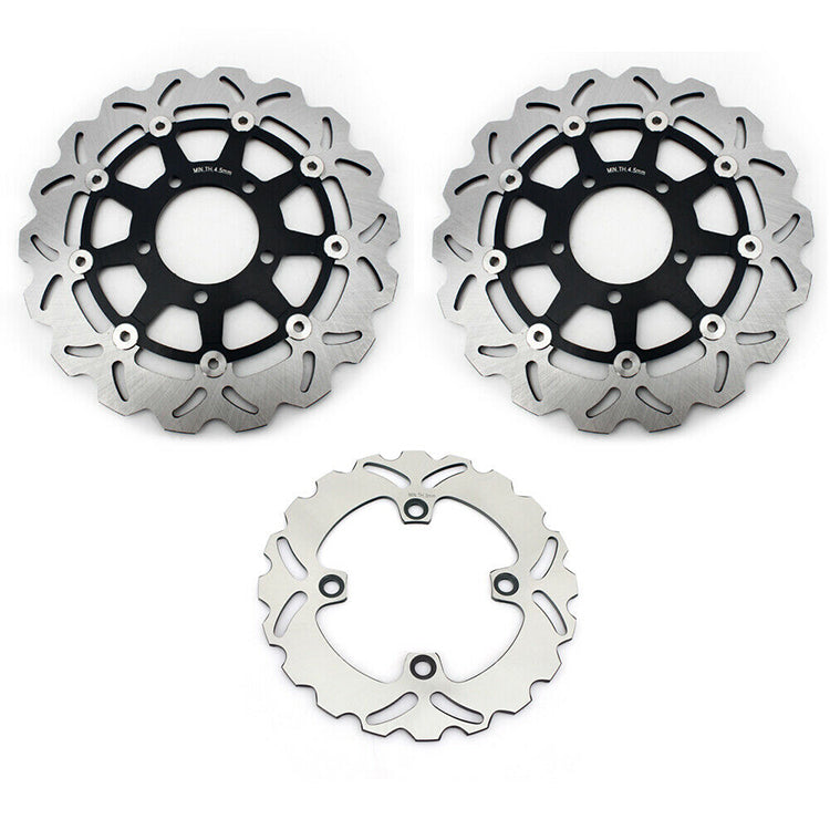 Front Rear Brake Disc Rotors for Kawasaki Ninja ZX-6R ZX-6RR ZX-10R Ni