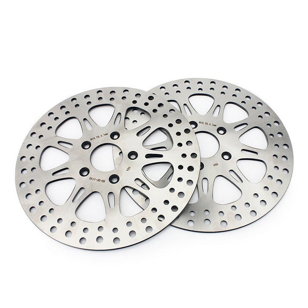 Front Rear Brake Disc Rotor for Harley Touring FLHR FLHRCI 1994-1999 / FLT FLHT FLHTCI 1986-1999