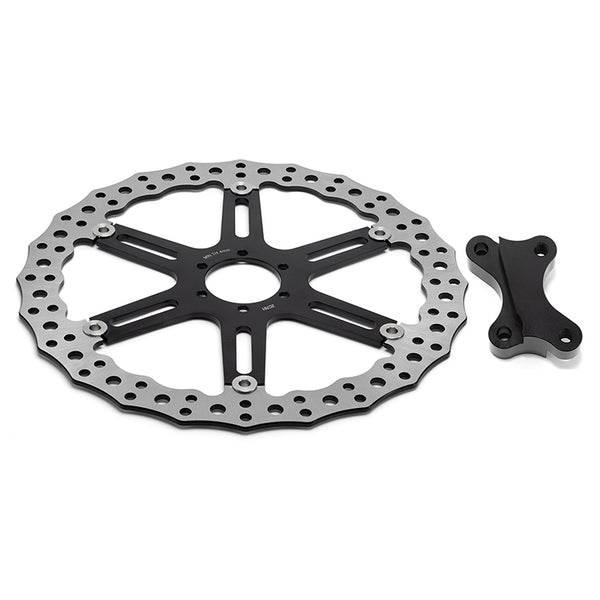 For Victory Hammer Judge Vegas High Ball / Indian Super Chief 381mm Oversize Front Brake Disc & Adapter