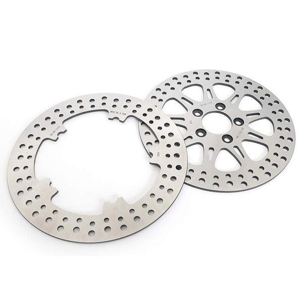 For Harley Davidson Dyna FXDL Low Rider 2008-2013 / FXDLi Low Rider 2006-2007 11.8" Front 11.5" Rear Brake Disc Rotors