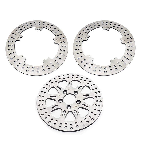 For Harley Davidson Dyna FXDL Low Rider 2014-2017 / FXDLS Low Rider S 2017 11.8" Front 11.5" Rear Brake Disc Rotors