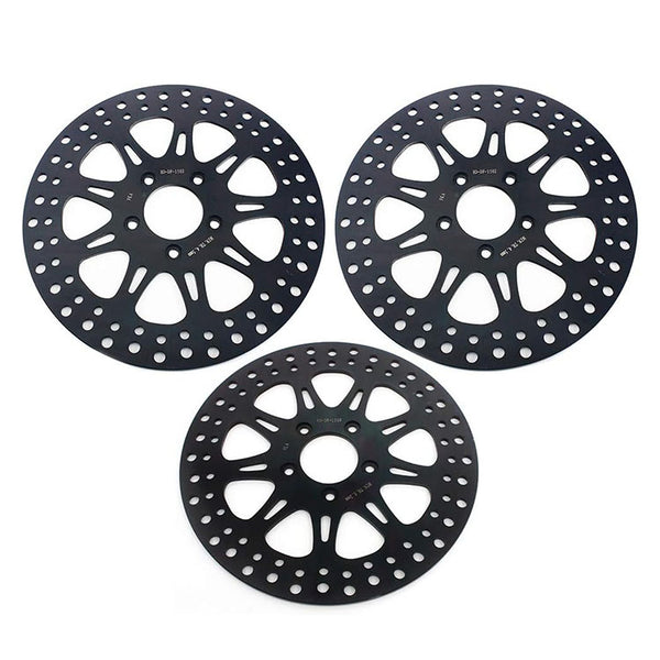 For Harley Davidson Dyna FXDL Low Rider / FXDWG Wide Glide / FXDX Super Glide Sport 2000-2003 11.5" Front Rear Brake Disc Rotors