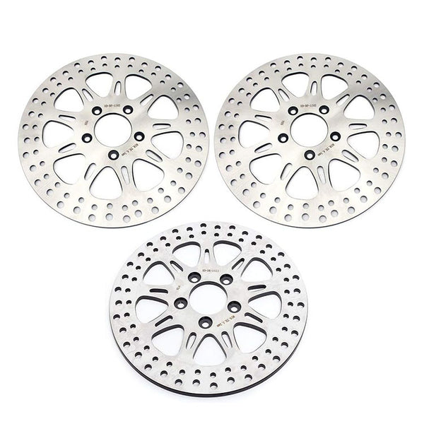 For Harley Davidson Dyna FXDL Low Rider / FXDWG Wide Glide / FXDX Super Glide Sport 2000-2003 11.5" Front Rear Brake Disc Rotors