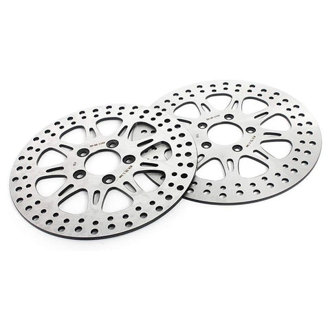 For Harley Davidson FLDE Deluxe / FLFBS Fat Boy 114 / FLHC Heritage Classic / FLHCS Heritage Classic 114 2018-2023 11.8" Front 11.5" Rear Brake Disc Rotors