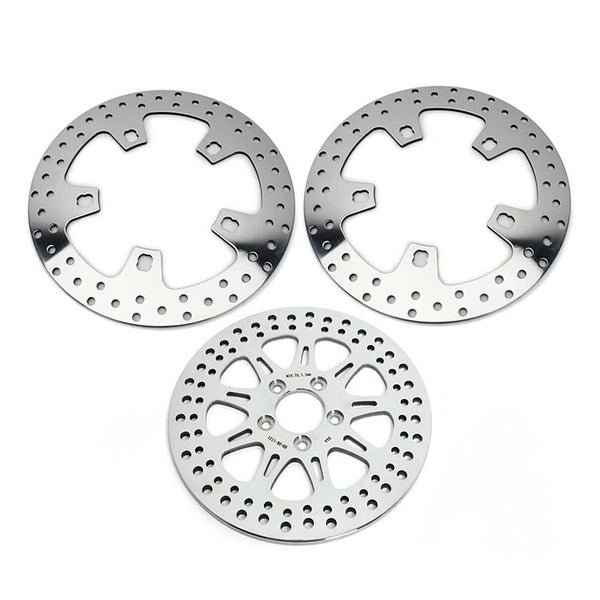 For Harley Davidson Touring FLHTCU Ultra Classic Electra Glide 2014-2020 / FLHTCUL Ultra Classic Electra Glide Low 2015-2016 11.8" Front Rear Brake Disc Rotors