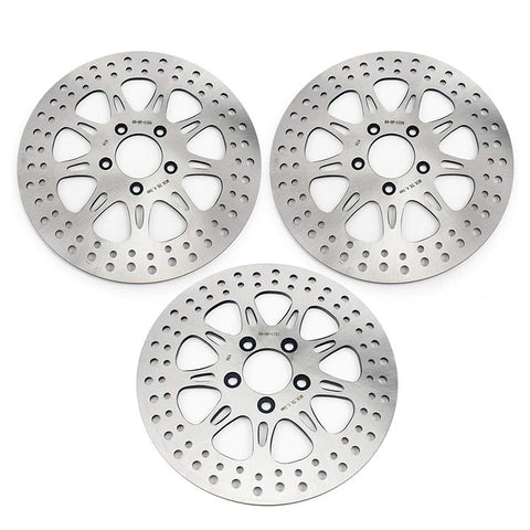 For Harley Davidson Touring FLHT Electra Glide Standard 2008-2010 / FLHTC Electra Glide Classic 2008-2012 11.8" Front Rear Brake Disc Rotors