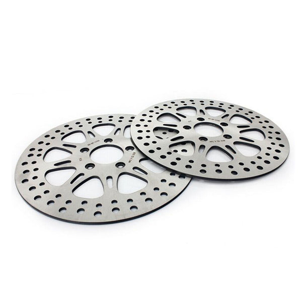 For Harley Davidson VRSCAW V Rod 2008-2009 / VRSCX V-Rod 2007 11.8" Front Rear Brake Disc Rotors