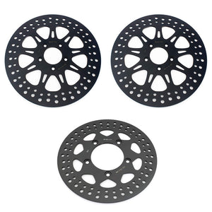 For Harley Davidson VRSCAW V Rod 2008-2009 / VRSCX V-Rod 2007 11.8" Front Rear Brake Disc Rotors