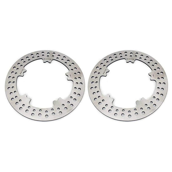 For Harley Davidson V Rod 2006 / VRSCAW V Rod 2007 / VRSCD Night Rod 2006-2008 / VRSCR Street Rod 2006-2007 11.8" Front Rear Brake Disc Rotors