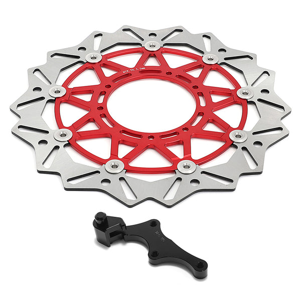 For Honda CRF250R CRF450R 2019-UP / CRF450RWE 2019-UP / CRF450RX 2019-UP 320mm Oversize Front Brake Disc & Bracket
