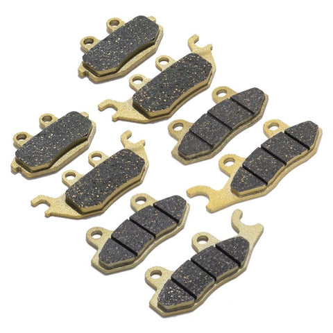 For Kawasaki KAF820 Mule Pro-DX Pro-DXT 2015-2022 / KAF1000 Mule Pro-FX Pro-FXR 2016-2022 Front Rear Brake Pads