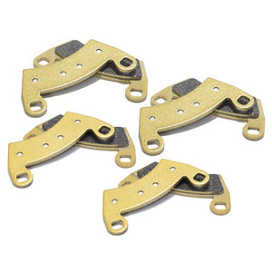 For Polaris ACE 750 900 16-18 / Brutus HD 13-14 / General 1000 16-24 / MRZR 21 / Pro XD 19-24 / Ranger 08-24 4 Set Front Rear Brake Pads