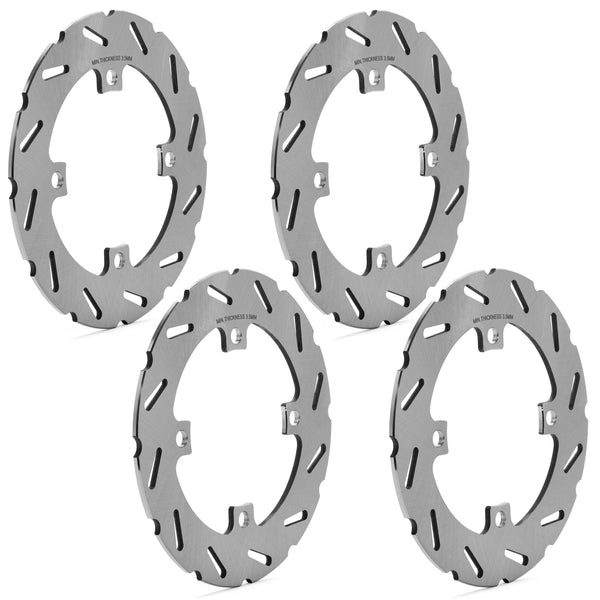 For Polaris SXS 1000 Pioneer 2016-up Front Rear Brake Disc