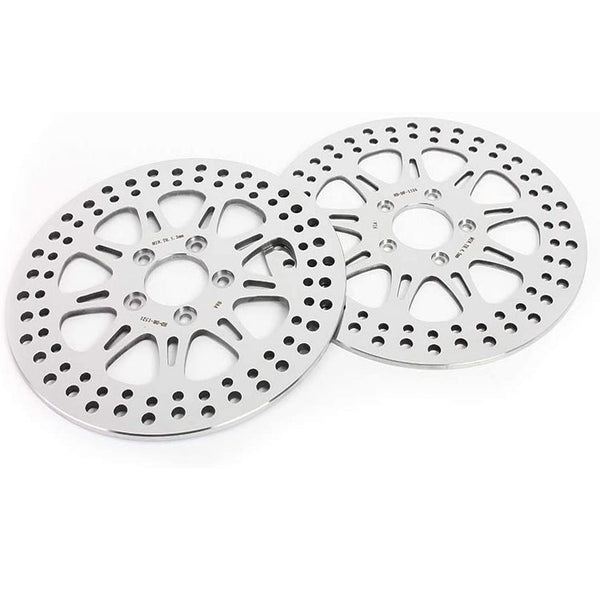 Front Rear Brake Disc for Harley Davidson Touring FLHX Street Glide 2008-2013 / FLTR FLTRU FLTRX Road Glide 2008-2012