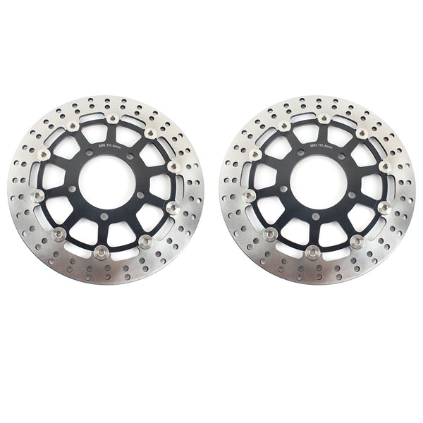 Front Rear Brake Disc Rotors for Kawasaki Ninja ZX6R ZX6RR 2003-2004