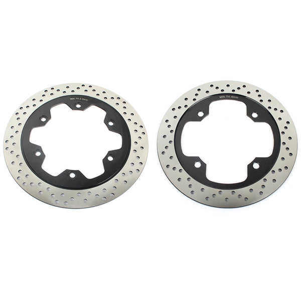 Front Rear Brake Disc Rotors for Honda CBF500 2004-2008