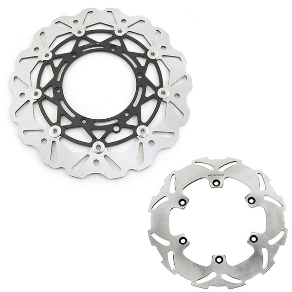 For KTM 125-640 EXC EXC-F MX MXC XC XCF XCW SX SXF SXC SXS GS 1992-2009 320mm Oversize Front Rear Brake Disc & Bracket