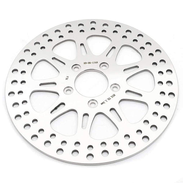 For Harley Davidson Dyna Street Bob / Super Glide Custom / Fat Bob / Low Rider / Wide Glide 2008-2009 11.5" Rear Brake Disc Rotor / Pads