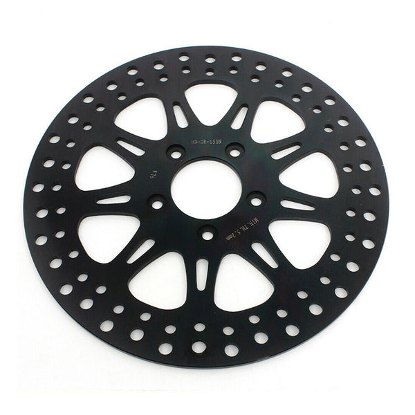 For Harley Davidson Dyna Street Bob / Super Glide Custom / Fat Bob / Low Rider / Wide Glide 2008-2009 11.5" Rear Brake Disc Rotor / Pads