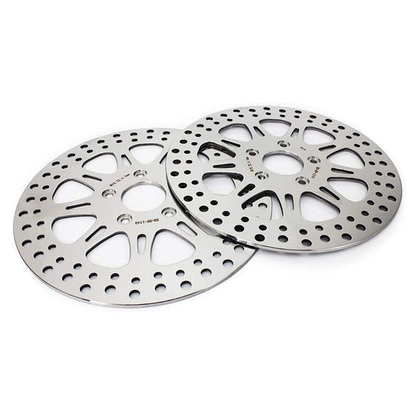 For Harley Davidson Softail Standard 1984-1986 / Sportster XLH883 1985-1986 11.5" Front Rear Brake Disc Rotors