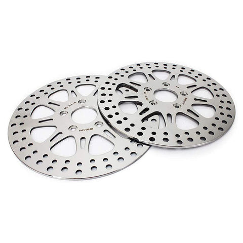 For Harley Davidson FLT Tour Glide 1986 / FLTC Tour Glide Classic 1986-1991 2pcs 11.5'' Front Brake Disc Rotors