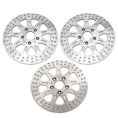 For Harley Davidson Dyna Lowrider Convertible 1993-1998 / Softail Springer 1987-1989 11.5'' Front Rear Brake Disc Rotors