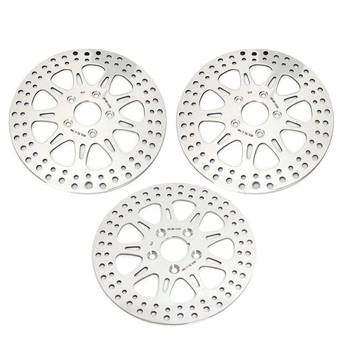 For Harley Davidson Softail Standard / Custom / Springer 1984-1998 / Sportster XLH1100 XLH1200 1986 11.5'' Front Rear Brake Disc Rotors