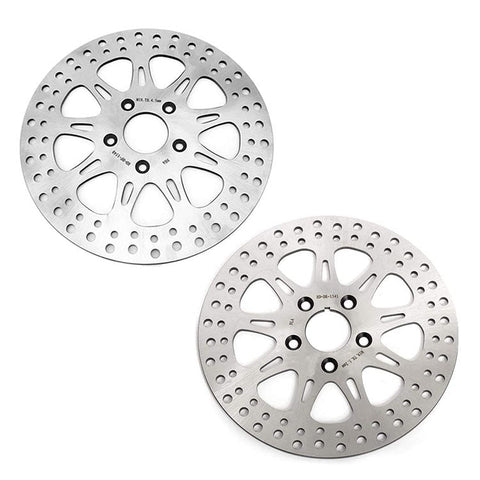 For Harley Davidson Dyna Wide Glide 1993-1999 / Sportster XL1200C XL1200S XLH1100 XLH1200 XLH883 1987-1999 11.5" Front Rear Brake Disc Rotors