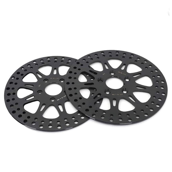 For Harley Davidson Softail Fat Boy 1987-1989 / Dyna Super Glide 1995-1999 / Low Rider 1999 11.5" Front Rear Brake Disc Rotors