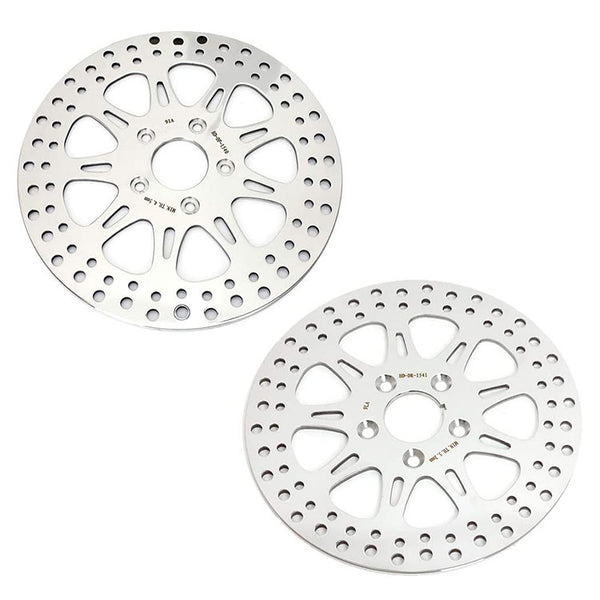 For Harley Davidson Softail Standard / Fat Boy / Night Train / Springer / Heritage Special / Nostalgia 1990-1999 11.5" Front Rear Brake Disc Rotors