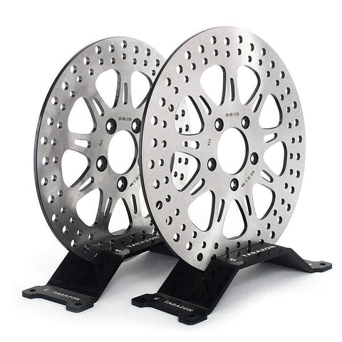 For Harley Davidson Softail FLSTFB Fat Boy Low 110th Anniversary 2013 / FXBB Street Bob 2021-and up 11.8'' Front 11.5'' Rear Brake Disc Rotors