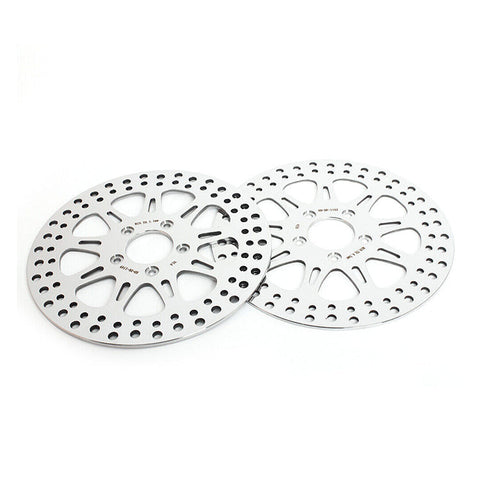 For Harley Davidson Sportster XL1200CA Custom Limited A 2013 / XL1200CP Custom 2014 11.5'' Front 10.2'' Rear Brake Disc Rotors