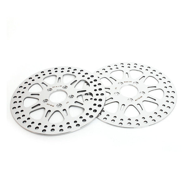 For Harley Davidson Sportster XL1200CB Sportster Custom Limited B 2013 / XL1200CP Custom 2011-2013 11.5" Front 10.2" Rear Brake Disc Rotors