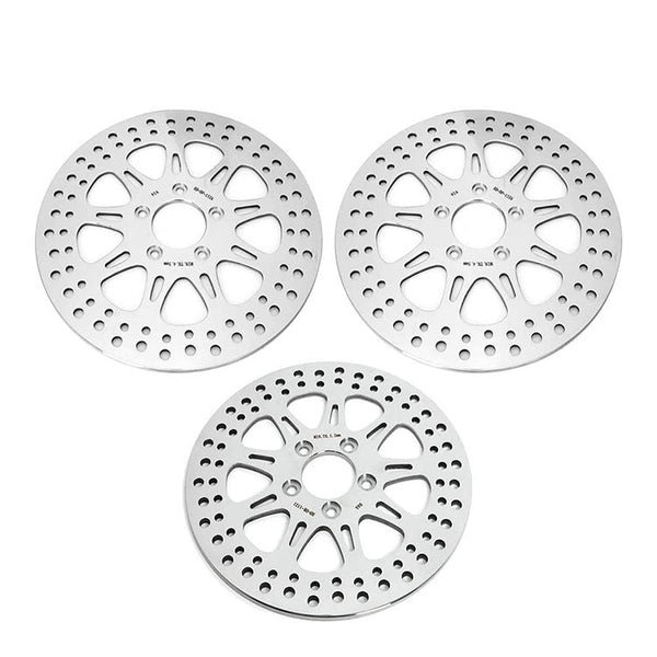 For Harley Davidson Touring Road King Classic / Electra Glide Ultra Classic 2008-2016 11.8" Front Rear Brake Disc Rotors