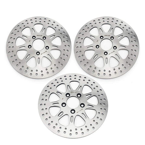 For Harley Davidson Touring FLHR Road King 2011-2013 11.8'' Front Rear Brake Disc Rotors