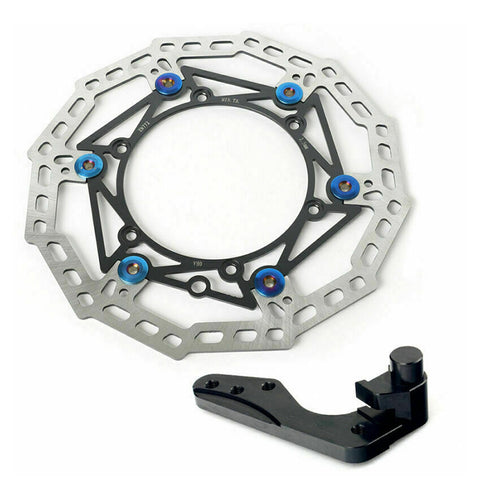 For KTM 125-625 EXC EXC-F MX MXC XC XCF XCW SX SXF SXS SXS-F GS 1992-2009 270mm Front Brake Disc & Bracket