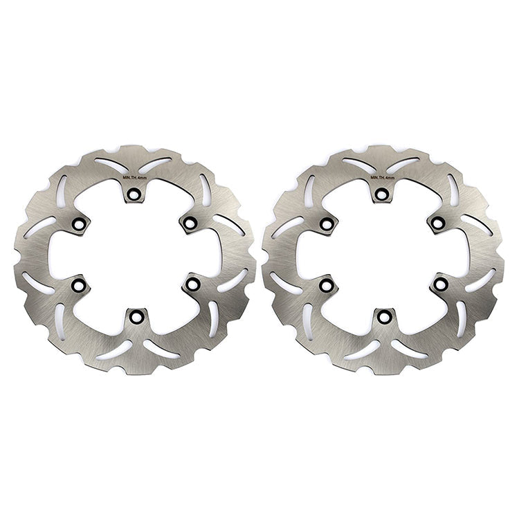 2pcs Front Brake Disc Rotors for Kawasaki ZL900 Eliminator 1985-1987 / GPX1000R 1986-1989 / ZL1000 Eliminator 1986-1990