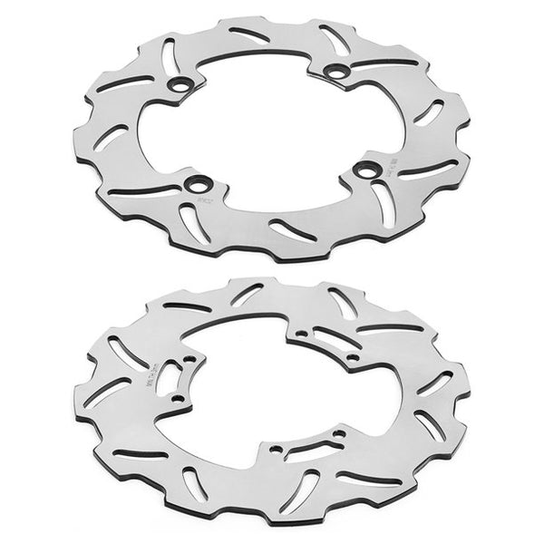 Front Rear Brake Disc Rotors For Honda CR125R CR125E 1998-2001 / CR250R CR250E 1997-2001