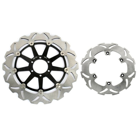 Front Rear Brake Disc Rotors for Aprilia MX125 2004-2007 / RS125 Replica/Extrema 1992-1997