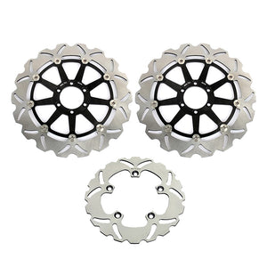 Front Rear Brake Disc Rotors for Aprilia RSV 1000 1998-2000 / RSV 1000 Mille 2001-2003 / RSV 1000 R 2000-2009