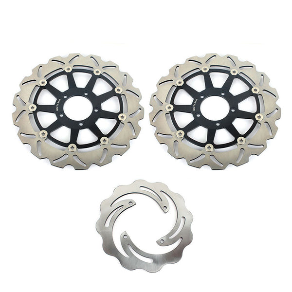 Front Rear Brake Disc Rotors for Ducati 848 EVO 2011-2013 / Monster S4R/S4RS Testastretta 2006-2008 / Monster S4RS Tricolore 2008
