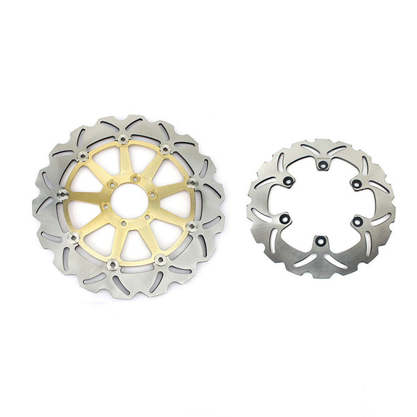 Front Rear Brake Disc Rotors for Ducati SuperSport 350SS 400SS 600SS 750SS 1991-2000 Yamaha SRX400 1985-1998