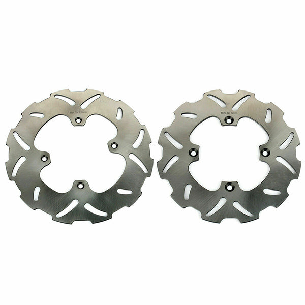 Front Rear Brake Disc Rotors for Honda CR80R 1986-2002 / CR80RB 1996-2002 / CR85R CR85RB 2003-2007 / CRE80 1998- / CRM80 1988-1997