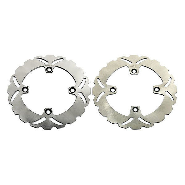 Front Rear Brake Disc Rotors for Honda FES125 FES150 Pantheon 2003-2007 / FES250 Foresight 2001-2007 /  Forza 250 2000-2004