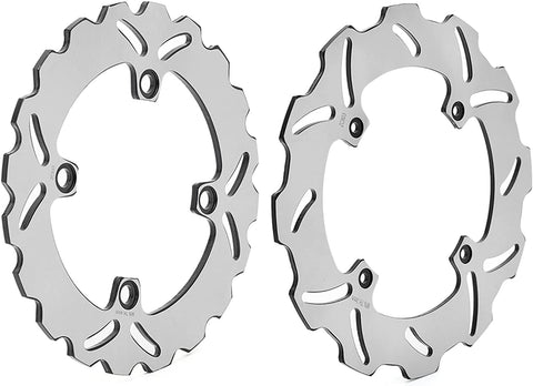 Front Rear Brake Disc Rotors for Honda XR600R 1988-2004 / CRM250R 1991-1993 / XL250R 1988-1993