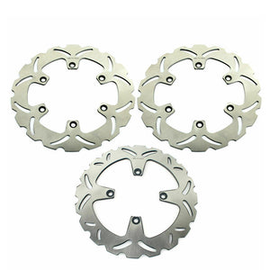 Front Rear Brake Disc Rotors for Honda VFR750F Interceptor 750 (RC36) 1990-1993