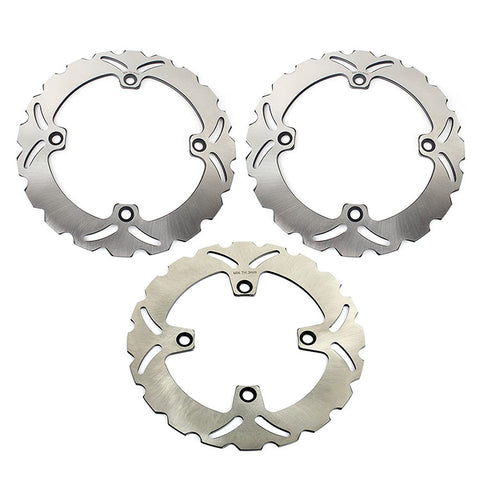 Front Rear Brake Disc Rotors for Honda XL600V Transalp 1997-1999 / XL650V Transalp 2000-2007 / XL700V Transalp (ABS) 2008-2012