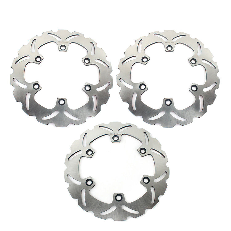 Front Rear Brake Disc Rotors for Kawasaki GPZ400R 1985-1987 / GPZ600R 1984-1990 / ZX600 1988-1990 / Z600GP 600 1983- / FX400R 1986-1988