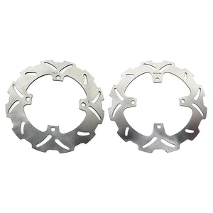 Front Rear Brake Disc Rotors for Kawasaki KX125 2006-2008 / KX250 2006-2008 / KX250F KX450F 2006-2014 / KLX450R 2007-2021