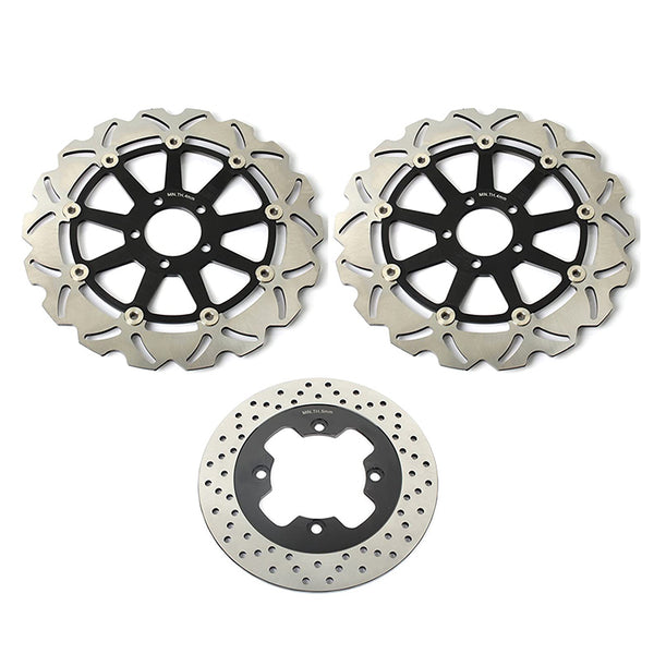 Front Rear Brake Disc Rotors for Kawasaki Ninja ZX11 ZZR1100 1993-2001